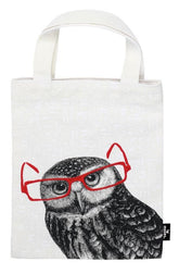 BOLSA DE TELA PARA LIBROS BUHO | MOSES
